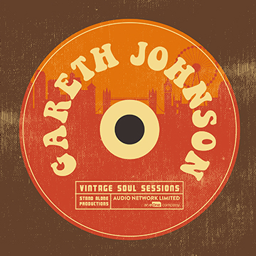 vintage soul sessions gareth johnson brown back orange lp 60s influenced lettering